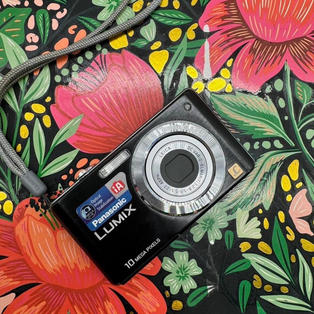 Panasonic Lumix DMC-FS3 10.1MP Digital Camera Leica Lens Black Bundle